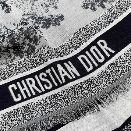 DIOR 26S SCARF 140 IN CASHMERE AND SILK 513541