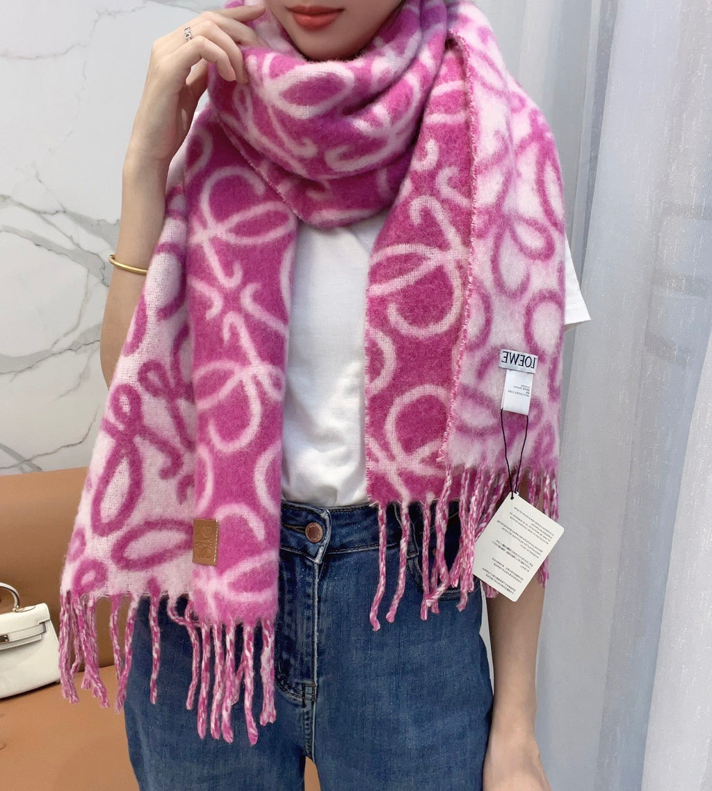 LOEWE 26S SCARF 186 IN WOOL MOHAIR 485341