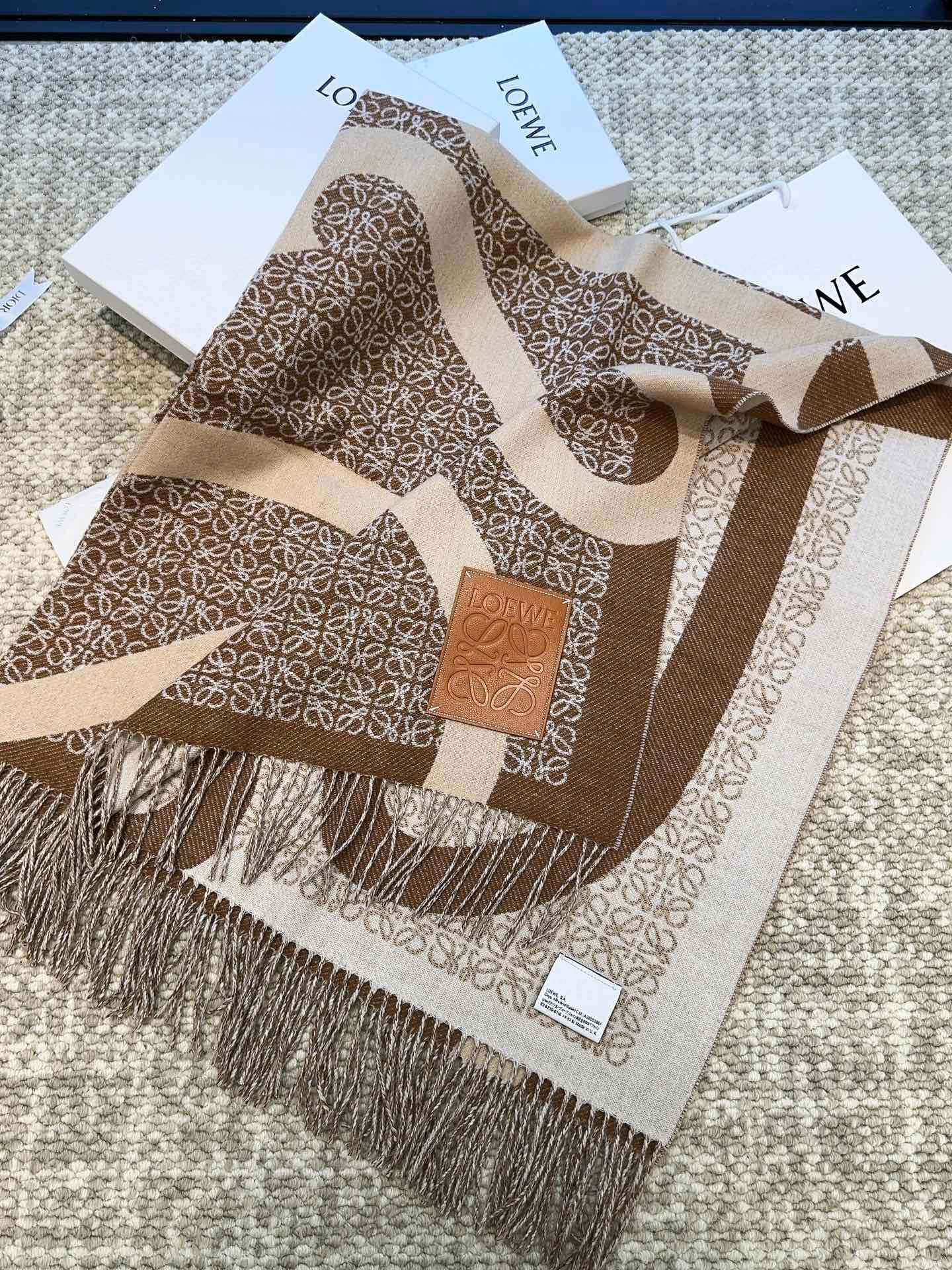 LOEWE 26S SCARF 140 IN CASHMERE 863980