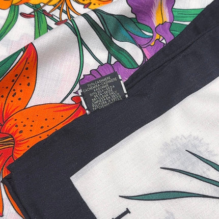 GUCCI 26S SCARF 140 IN CASHMERE AND SILK 863992