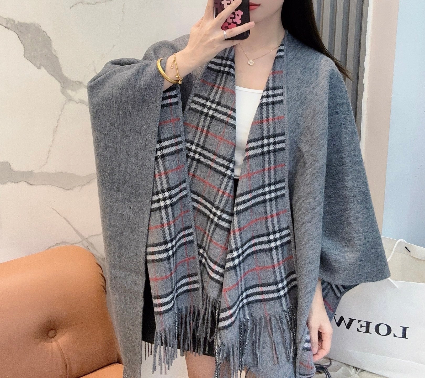 BURBERRY 25S DOUBLE-FACED CASHMERE COAT 202