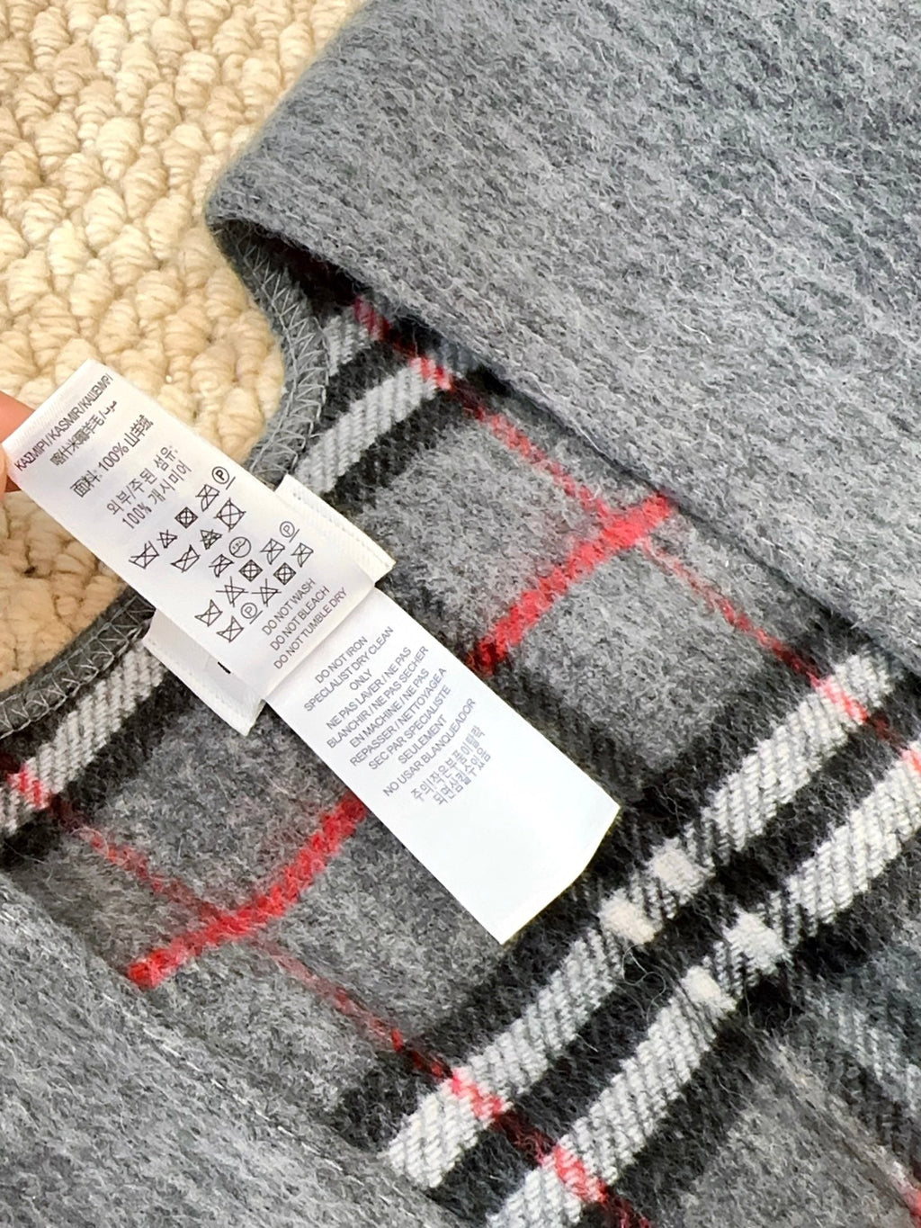 BURBERRY 25S DOUBLE-FACED CASHMERE COAT 202