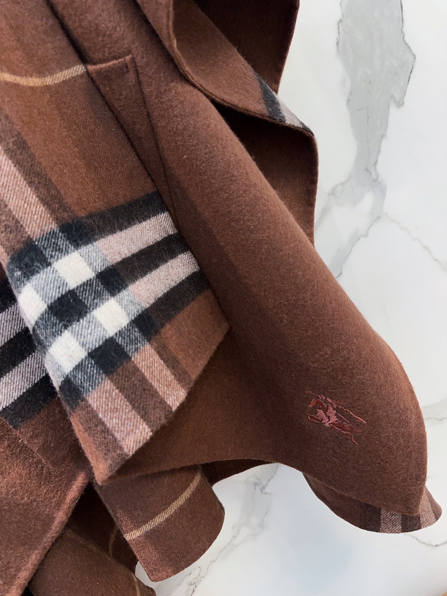 BURBERRY 25S DOUBLE-FACED CASHMERE COAT 205