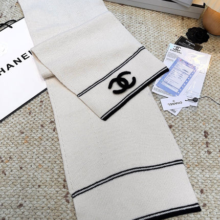 CHANEL 25S SCARF 175 IN CASHMERE 932236