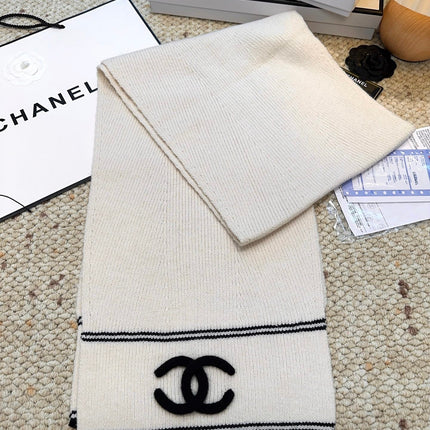 CHANEL 25S SCARF 175 IN CASHMERE 932236