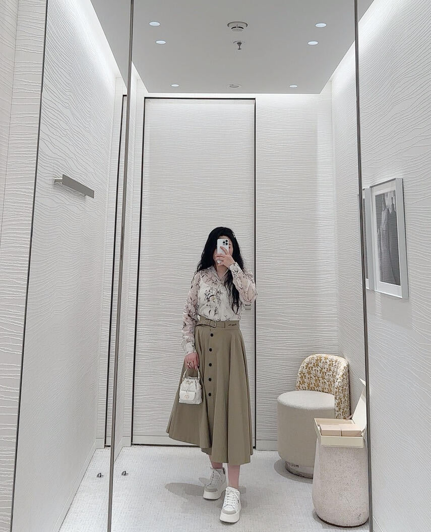 DIOR 25S A-LINE SKIRT 220699