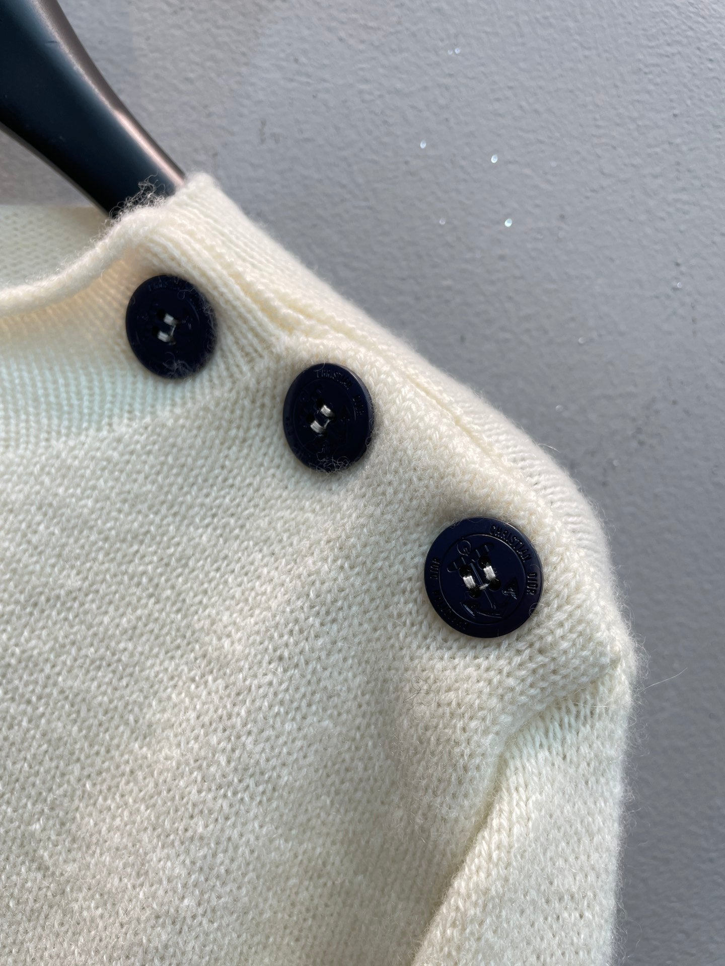 DIOR 25S SHOULDER-BUTTON SWEATER 538