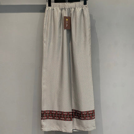 LORO PIANA 26S SILK PANTS 687