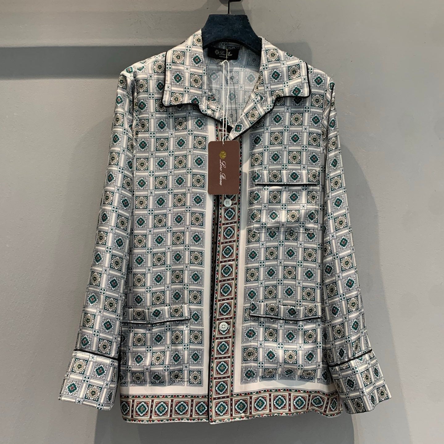 LORO PIANA 26S SILK SHIRT 686