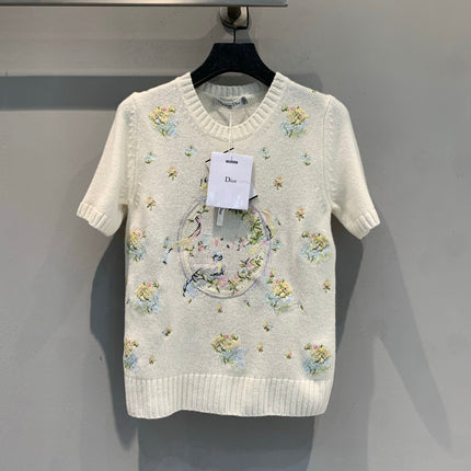 DIOR 26S SHORT-SLEEVE SWEATER 1161