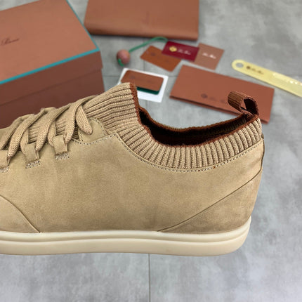 LP SOHO WALK TRAINERS IN WALNUT SUEDE