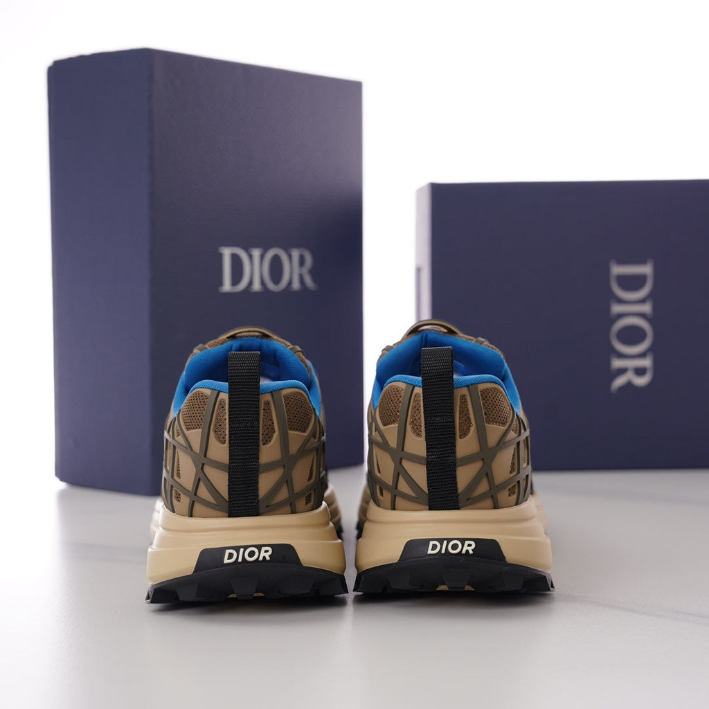 CD B31 SNEAKER BROWN AND BLUE MESH FABRIC