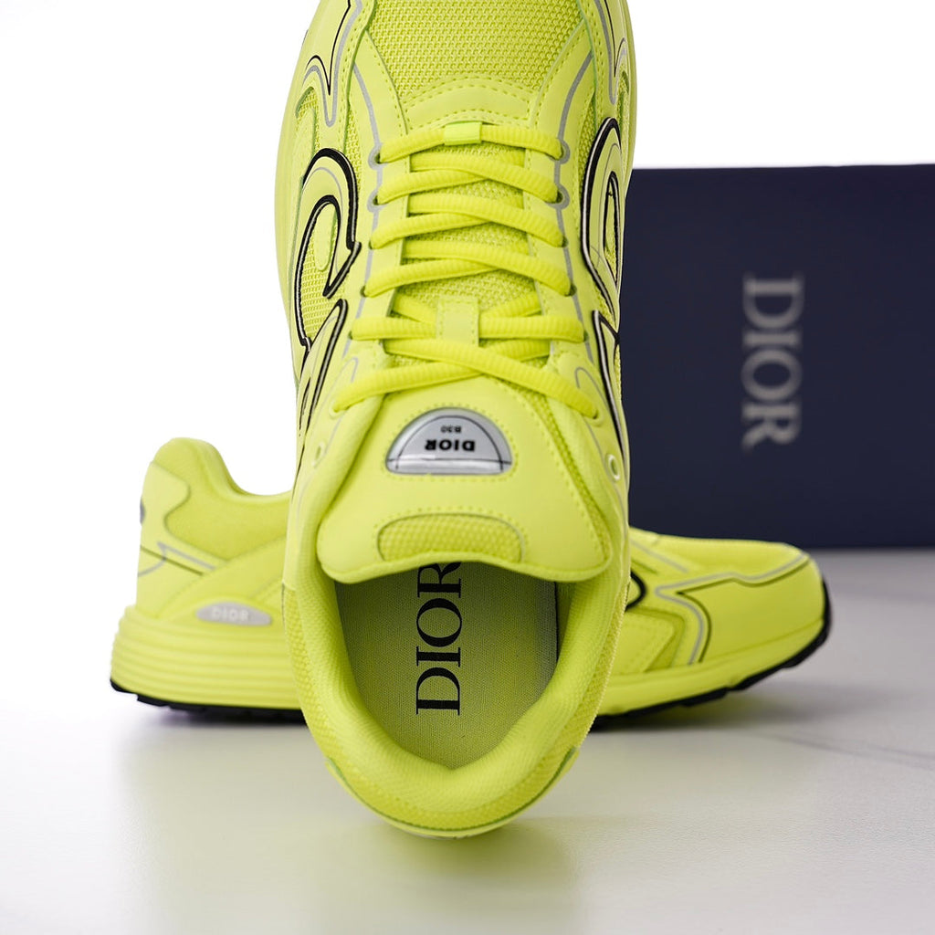 CD B30 SNEAKER CHARTREUSE MESH FABRIC