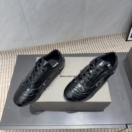 BALENCIAGA 25S SNEAKER IN BLACK CALFSKIN