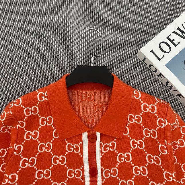 GUCCI 26S SHORT-SLEEVE KNITTED CARDIGAN 560