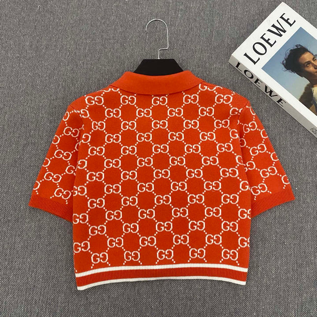 GUCCI 26S SHORT-SLEEVE KNITTED CARDIGAN 560