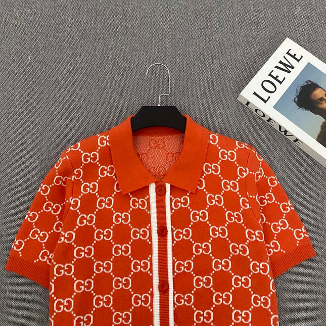 GUCCI 26S SHORT-SLEEVE KNITTED CARDIGAN 560