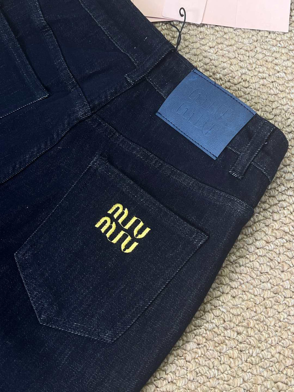 MIUMIU SLIM-STRAIGHT STRETCH PANTS 532