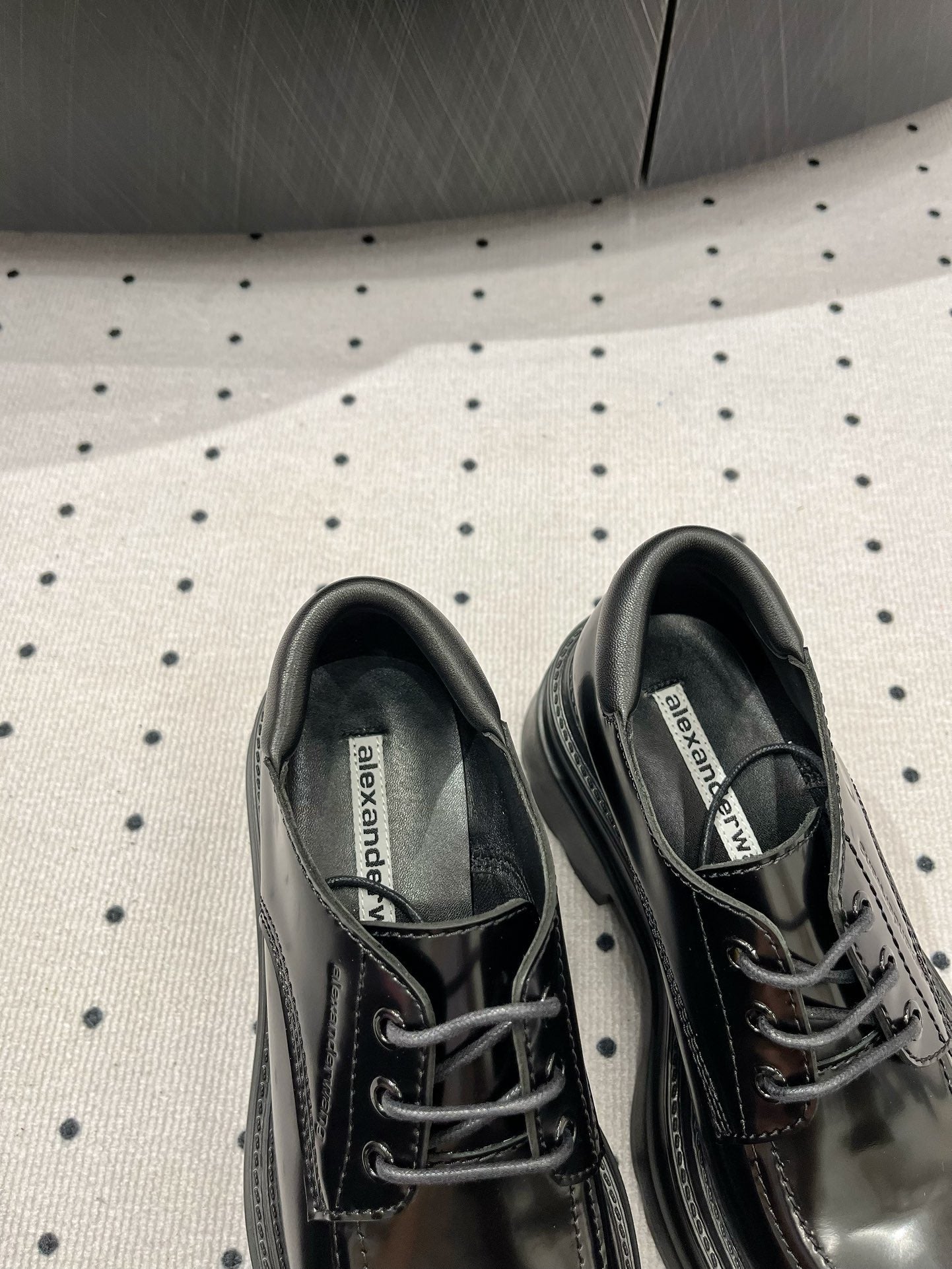 OXFORD SHOES 55 MM IN BLACK CALFSKIN