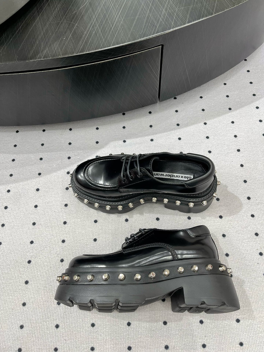 ATLAS DERBY 55 MM IN BLACK CALFSKIN