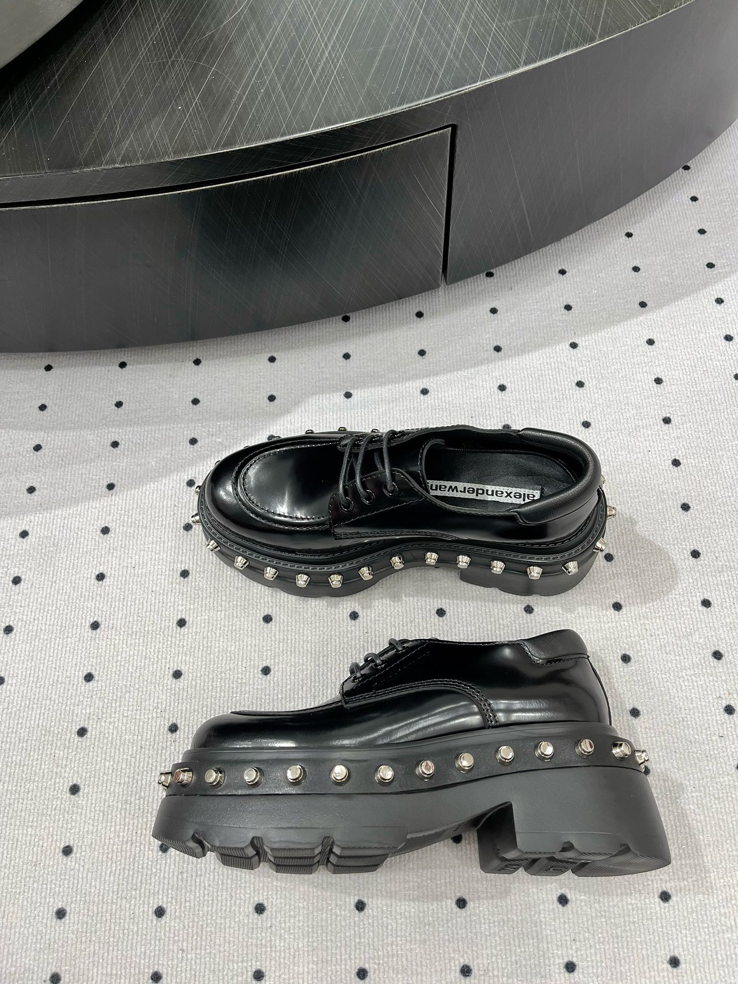 ATLAS DERBY 55 MM IN BLACK CALFSKIN