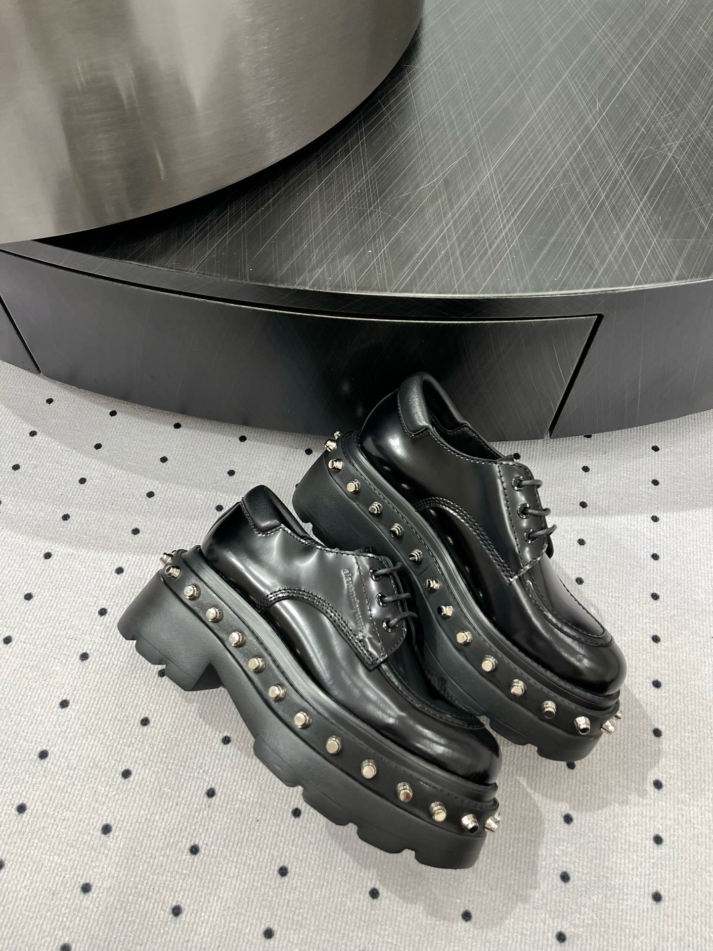 ATLAS DERBY 55 MM IN BLACK CALFSKIN