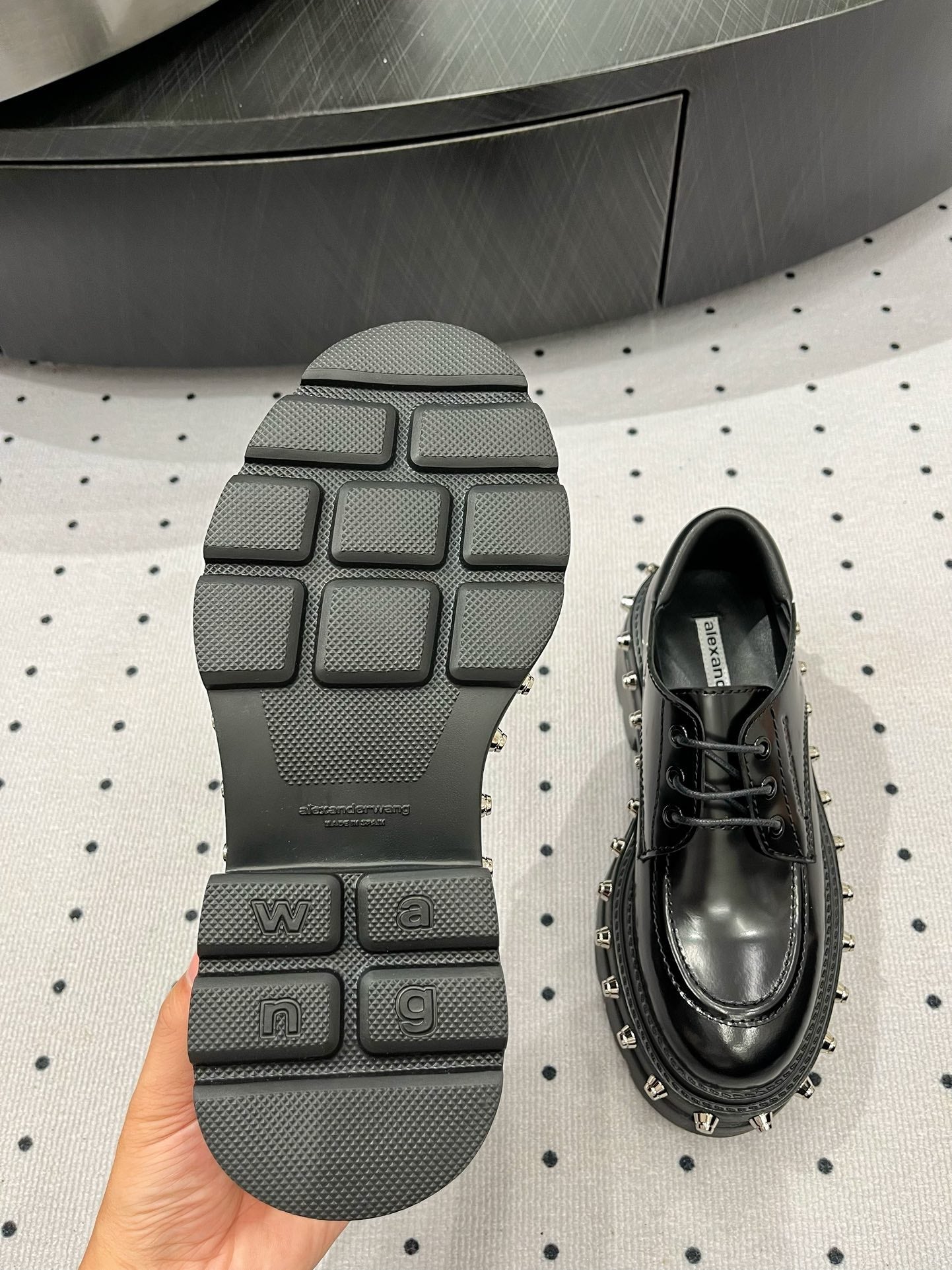 ATLAS DERBY 55 MM IN BLACK CALFSKIN