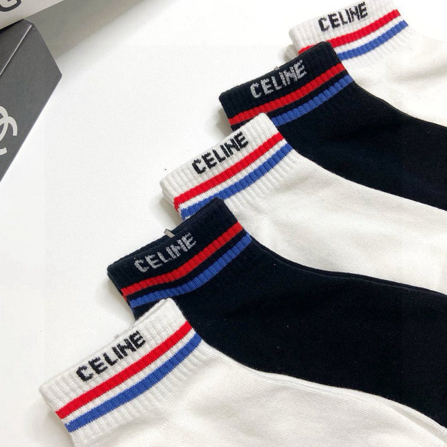 CELINE 26S ANKLE SOCKS 527774 (1 BOX)
