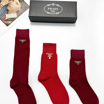 PRADA 26S CREW SOCKS 544099 (1 BOX)