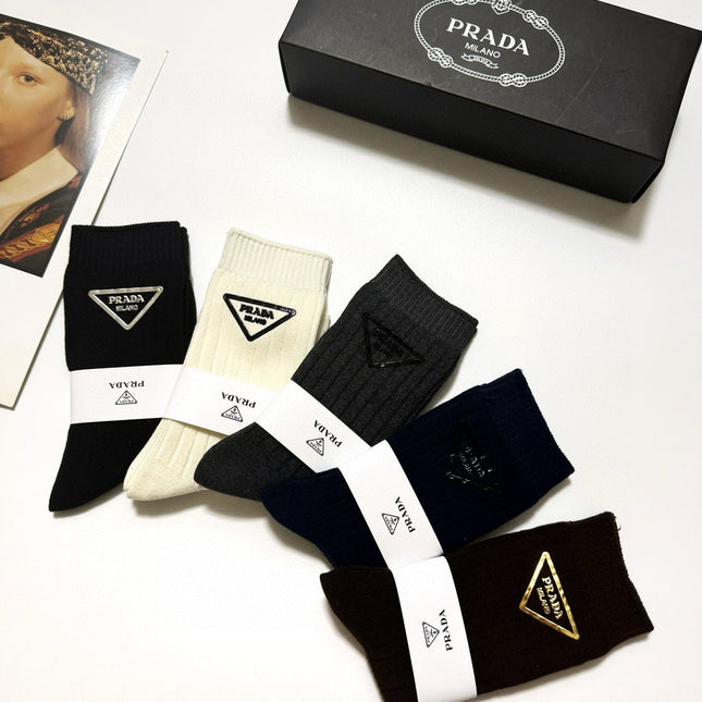 PRADA 26S CREW SOCKS 561361 (1 BOX)