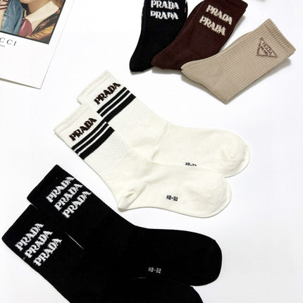 PRADA 26S CREW SOCKS 569329 (1 BOX)