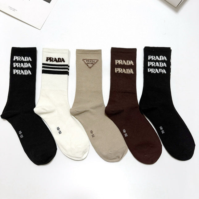 PRADA 26S CREW SOCKS 569329 (1 BOX)