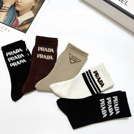 PRADA 26S CREW SOCKS 569329 (1 BOX)