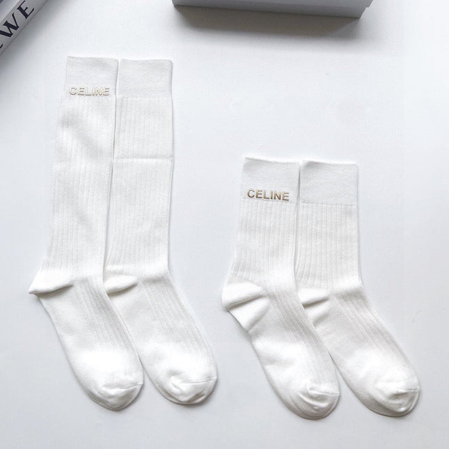CELINE 26S CREW SOCKS 121818 (1 BOX)