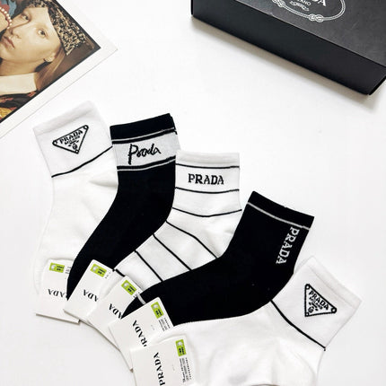PRADA 26S ANKLE SOCKS 346700 (1 BOX)