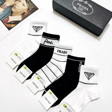 PRADA 26S ANKLE SOCKS 346700 (1 BOX)