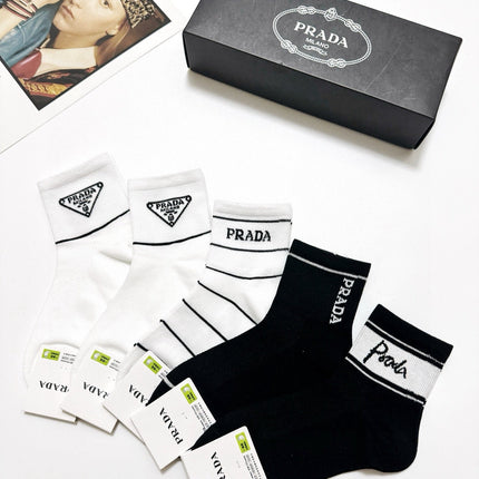 PRADA 26S ANKLE SOCKS 346700 (1 BOX)