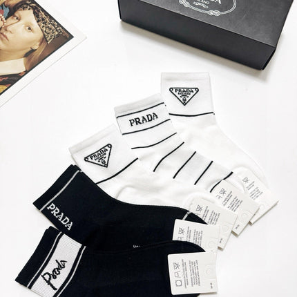 PRADA 26S ANKLE SOCKS 346700 (1 BOX)