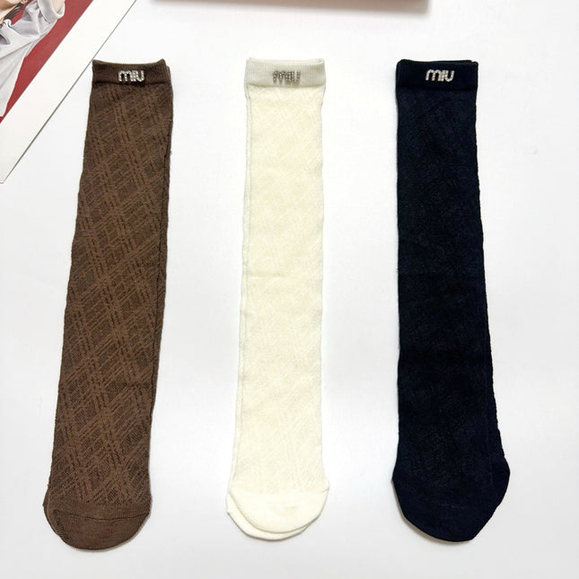 MIUMIU 26S CREW SOCKS 407184 (1 BOX)