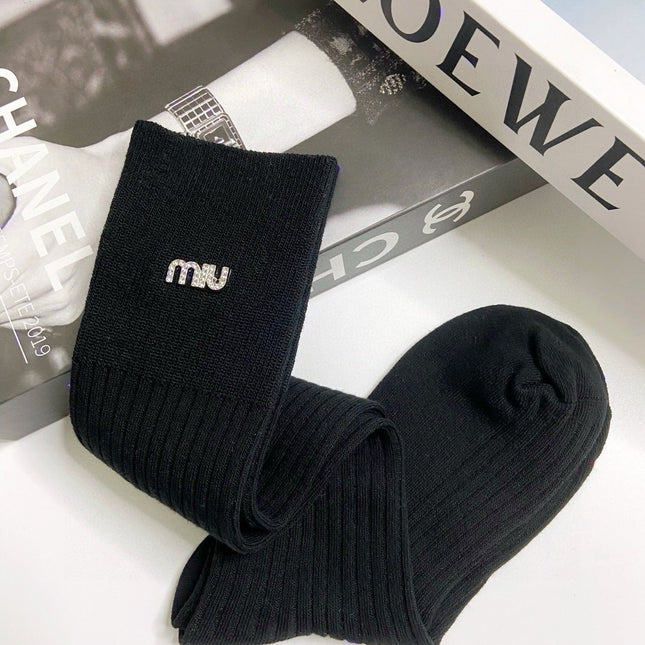 MIUMIU 26S CREW SOCKS 408721 (1 BOX)