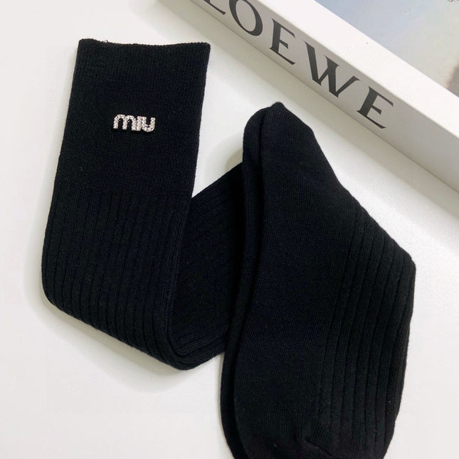 MIUMIU 26S CREW SOCKS 408721 (1 BOX)