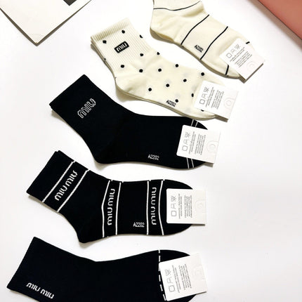 MIUMIU 26S ANKLE SOCKS 410383 (1 BOX)