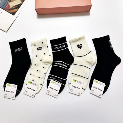 MIUMIU 26S ANKLE SOCKS 410383 (1 BOX)