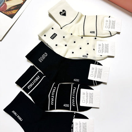 MIUMIU 26S ANKLE SOCKS 410383 (1 BOX)