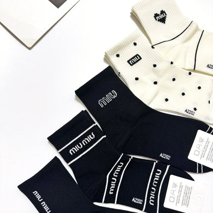 MIUMIU 26S ANKLE SOCKS 410383 (1 BOX)