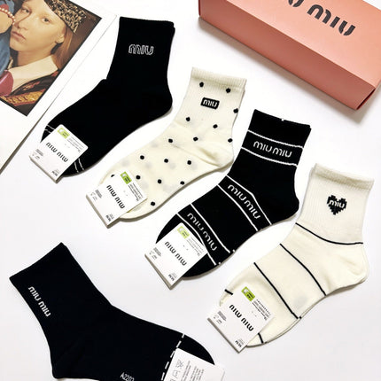 MIUMIU 26S ANKLE SOCKS 410383 (1 BOX)