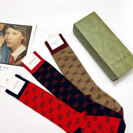 GUCCI 26S CREW SOCKS 410387 (1 BOX)