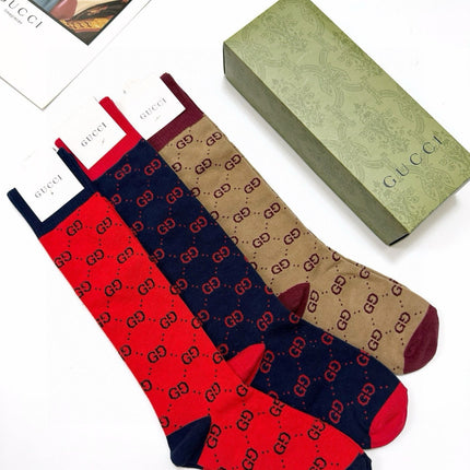 GUCCI 26S CREW SOCKS 410387 (1 BOX)