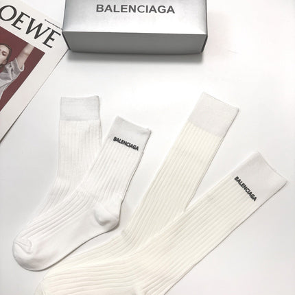 BALENCIAGA 26S CREW SOCKS 410301 (1 BOX)