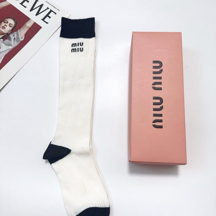 MIUMIU 26S CREW SOCKS 412442 (1 BOX)